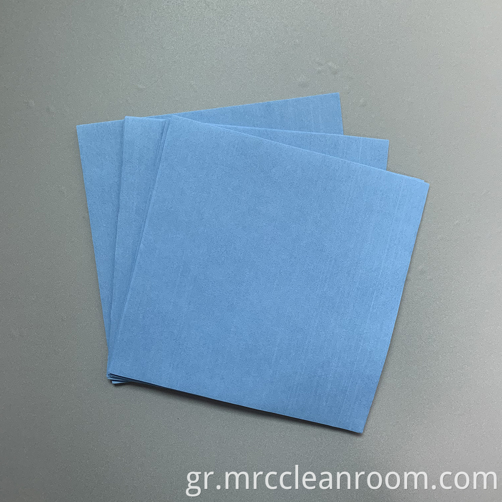 Blue Non Woven Cellulose Polyester Wipes